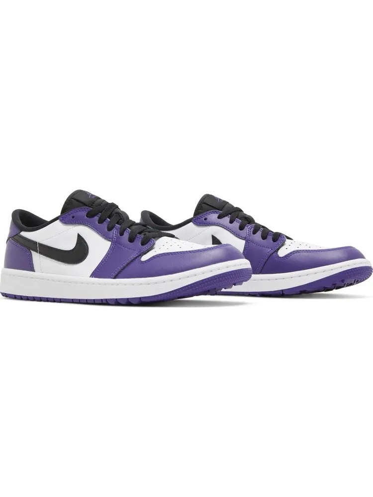 Бутсы Air Jordan 1 Low Golf Court Purple — изображение 8 из 8, белый