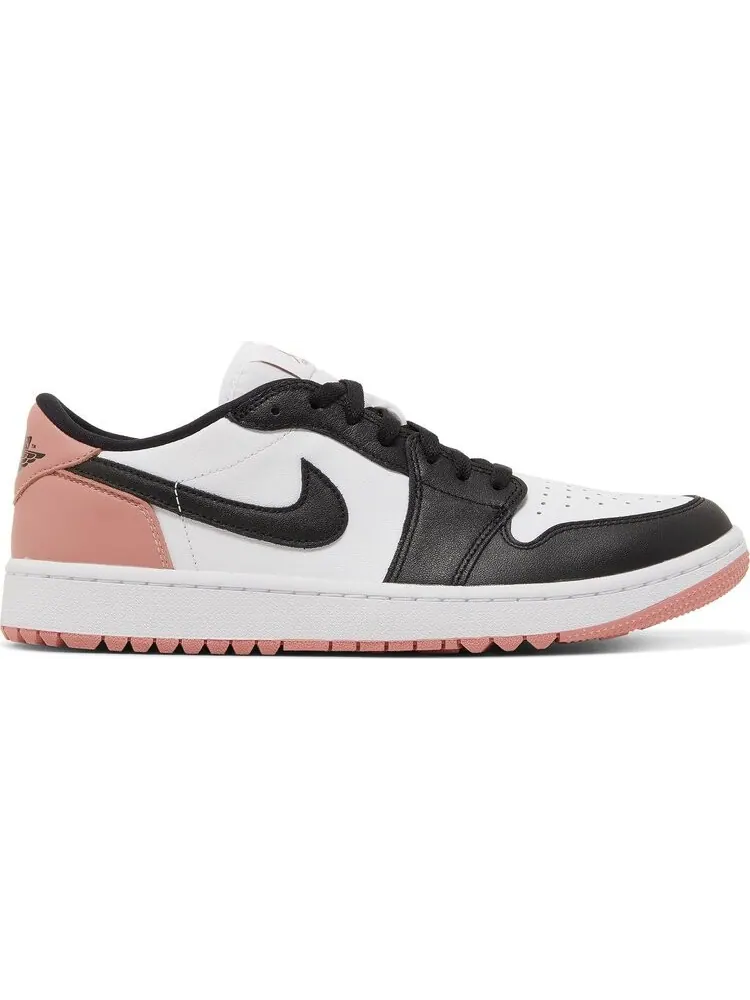 Бутсы Air Jordan 1 Low Golf Rust Pink — изображение 1 из 8, белый