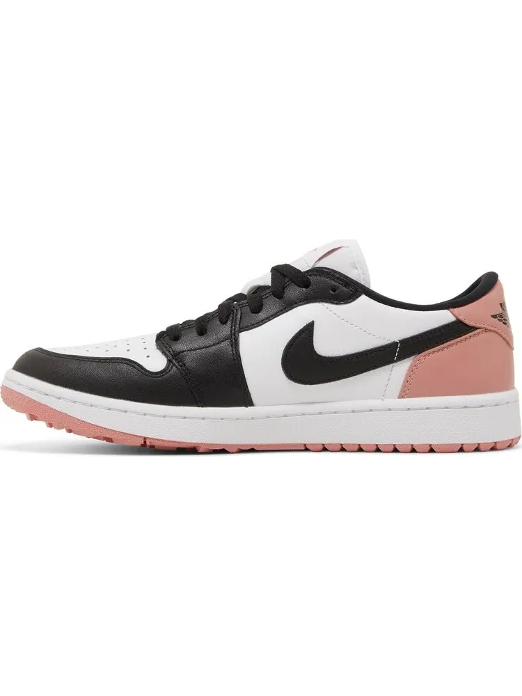 Бутсы Air Jordan 1 Low Golf Rust Pink — изображение 3 из 8, белый