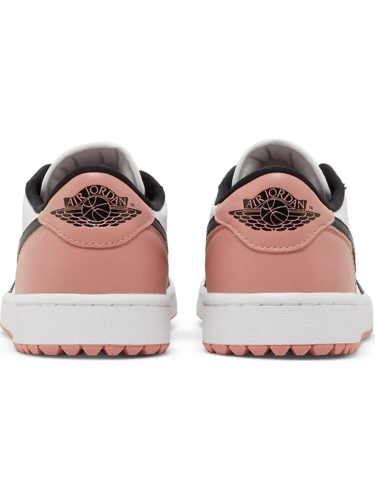 Бутсы Air Jordan 1 Low Golf Rust Pink — изображение 6 из 8, белый