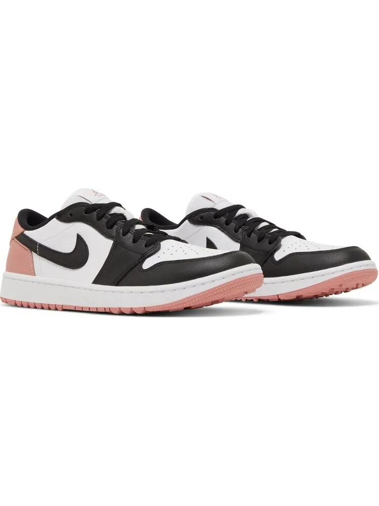 Бутсы Air Jordan 1 Low Golf Rust Pink — изображение 8 из 8, белый