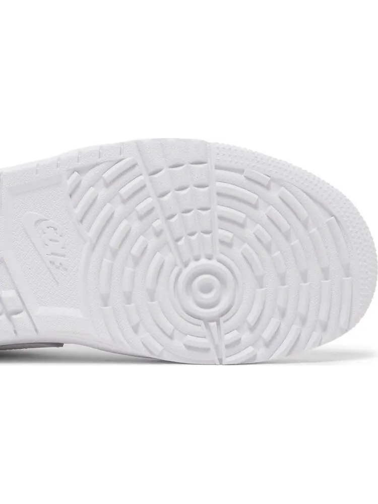Бутсы Air Jordan 1 Low Golf White Crocodile — изображение 5 из 8, белый