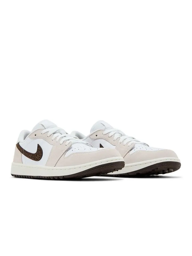 Бутсы Air Jordan Air Jordan 1 Low Golf 'Light Orewood Elephant' — изображение 9 из 9