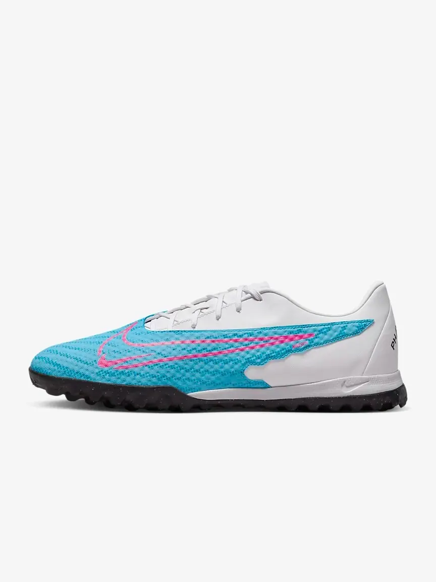 Футбольные кроссовки Nike Phantom GX Academy TF — изображение 1 из 8, белый/голубой