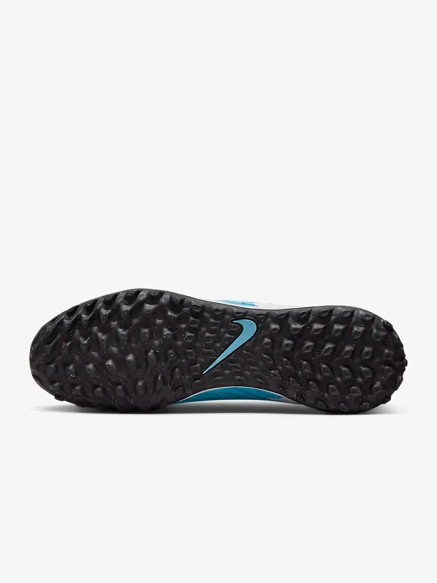 Футбольные кроссовки Nike Phantom GX Academy TF — изображение 4 из 8, белый/голубой