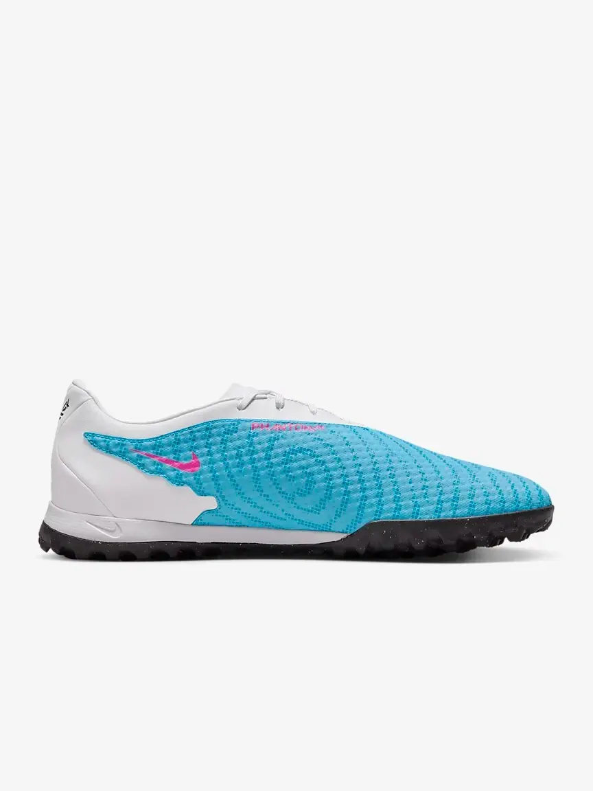 Футбольные кроссовки Nike Phantom GX Academy TF — изображение 6 из 8, белый/голубой