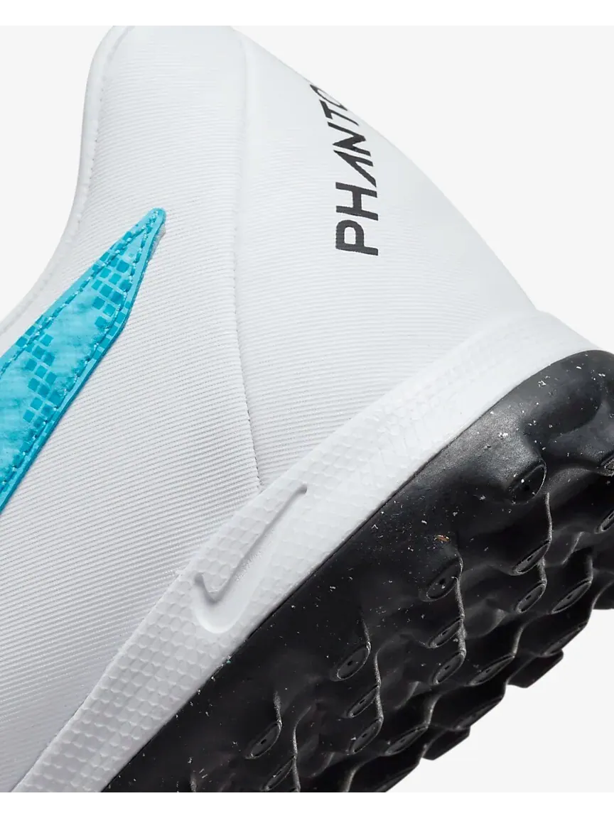 Футбольные кроссовки Nike Phantom GX Academy TF — изображение 8 из 8, белый/голубой