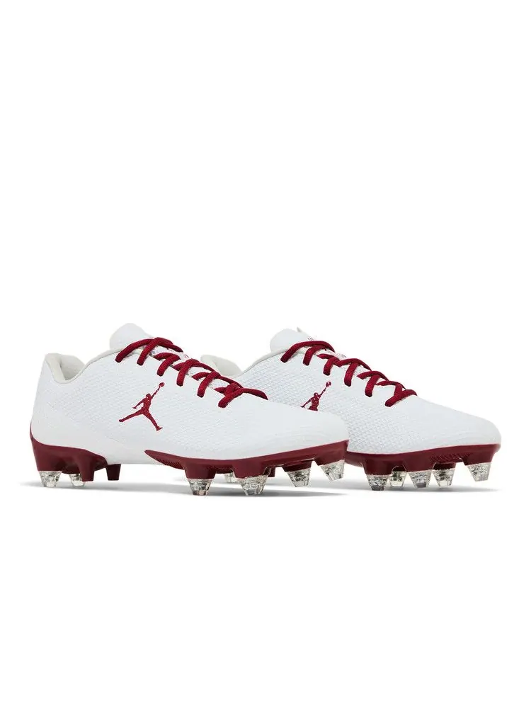 Бутсы Nike Jordan Vapor Edge Speed 360 D SMU 'Oklahoma Away' PE — изображение 9 из 9, белый