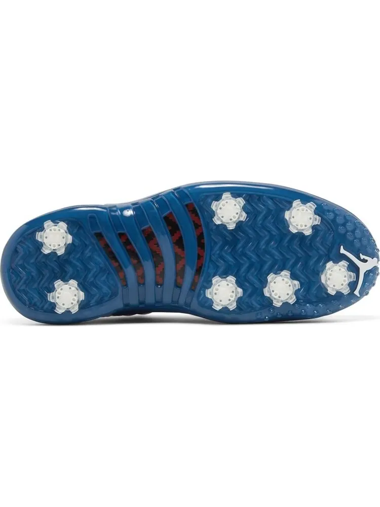 Бутсы Air Jordan 12 Low Golf French Blue — изображение 4 из 8, белый