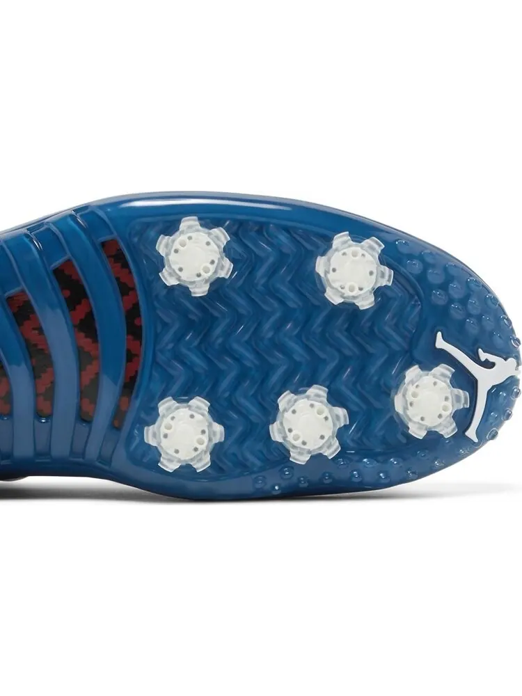 Бутсы Air Jordan 12 Low Golf French Blue — изображение 5 из 8, белый