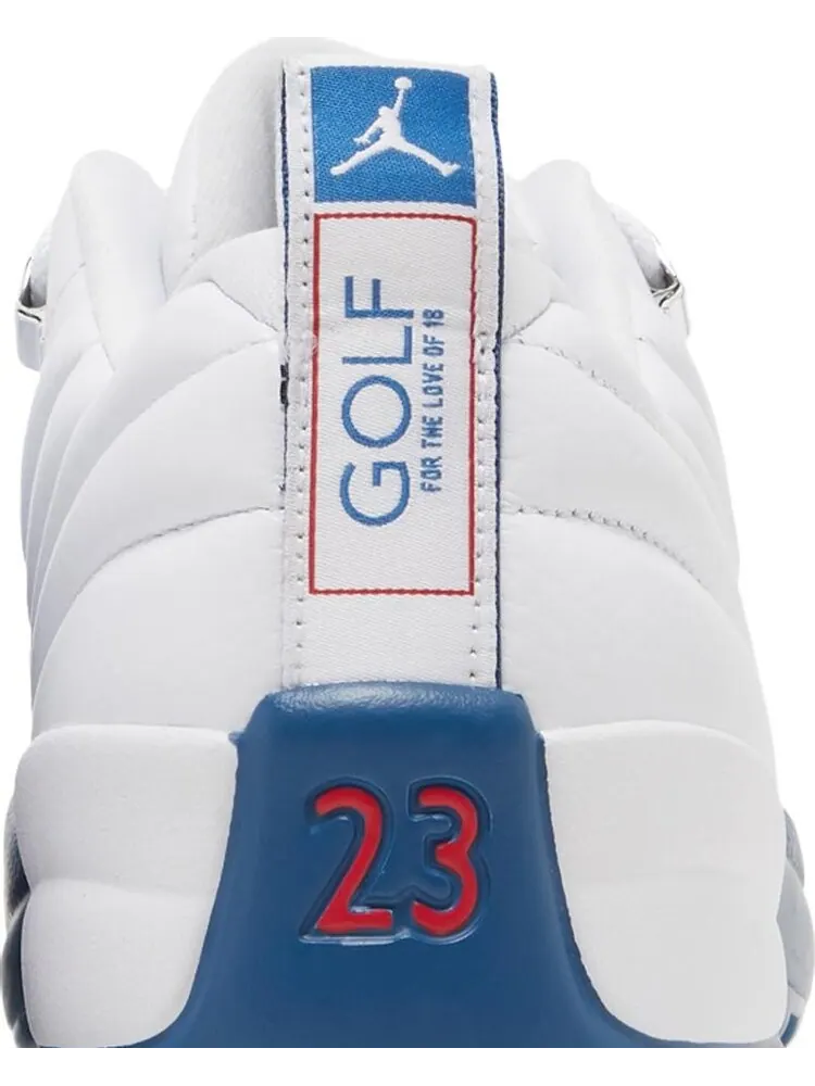 Бутсы Air Jordan 12 Low Golf French Blue — изображение 7 из 8, белый