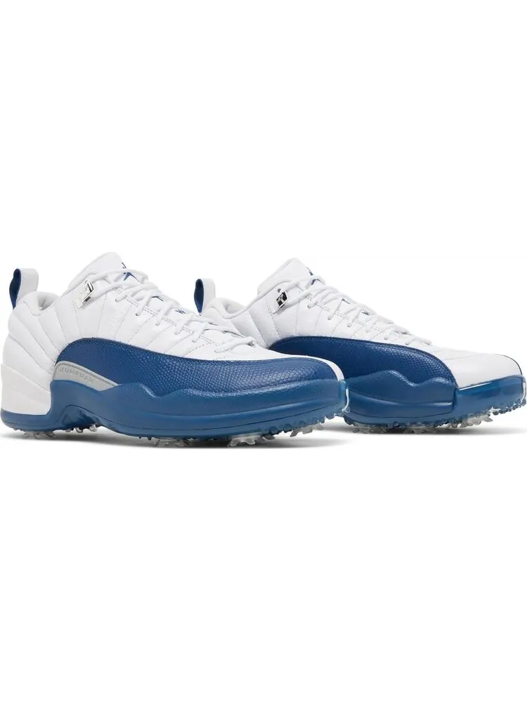 Бутсы Air Jordan 12 Low Golf French Blue — изображение 8 из 8, белый