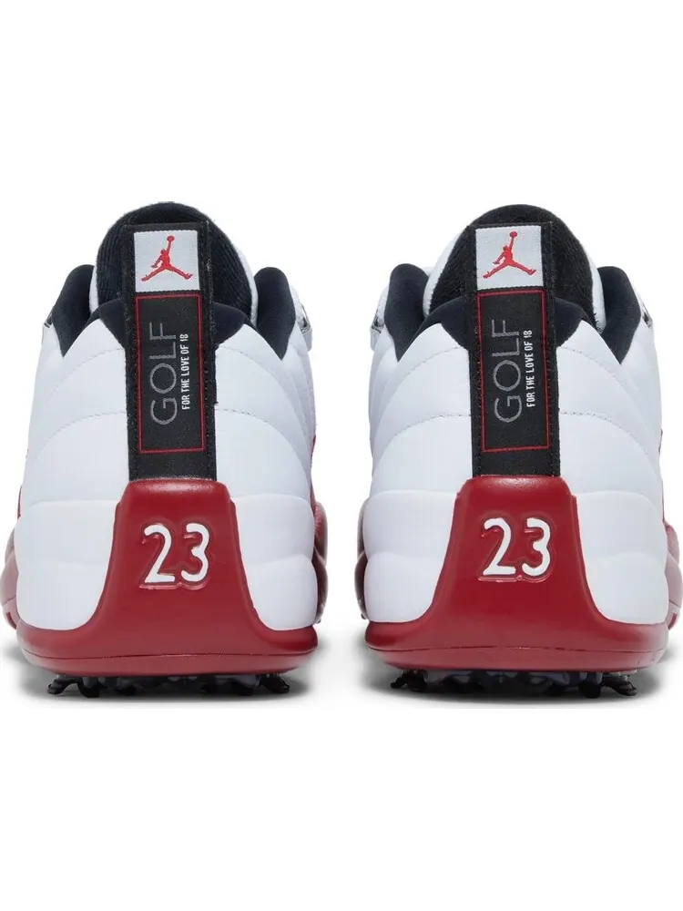 Бутсы Air Jordan 12 Low Golf Cherry — изображение 6 из 8, белый