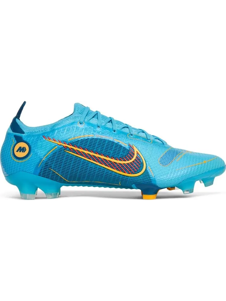 Бутсы Nike Mercurial Vapor 14 Elite FG 'Chlorine Blue Laser Orange' — изображение 1 из 8, синий