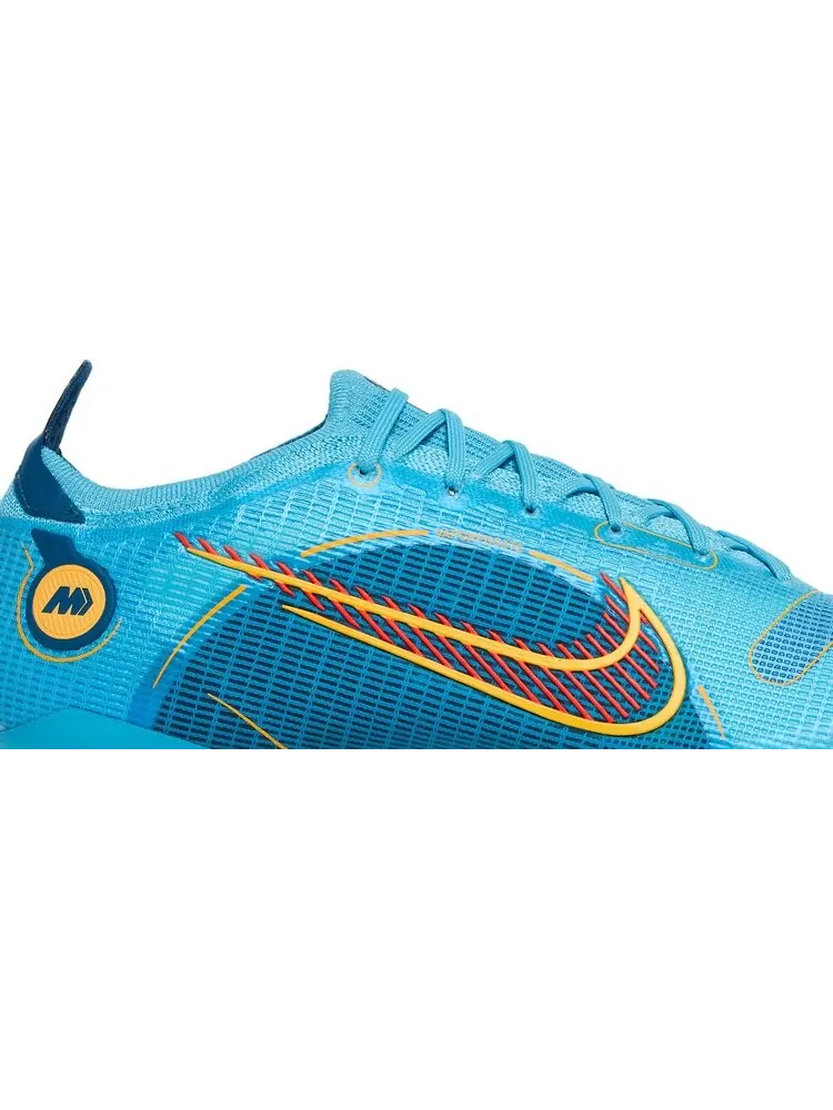 Бутсы Nike Mercurial Vapor 14 Elite FG 'Chlorine Blue Laser Orange' — изображение 2 из 8, синий