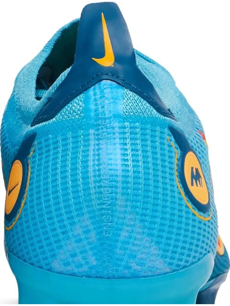Бутсы Nike Mercurial Vapor 14 Elite FG 'Chlorine Blue Laser Orange' — изображение 7 из 8, синий