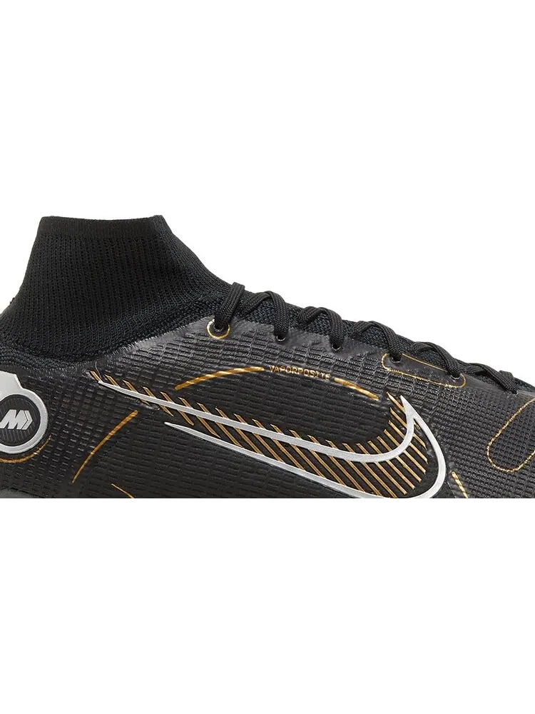 Бутсы Nike Mercurial Superfly 8 Elite FG 'Black Cave Stone' — изображение 2 из 8, черный