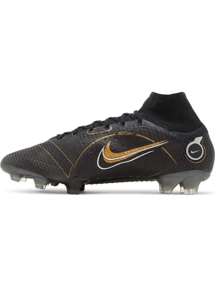 Бутсы Nike Mercurial Superfly 8 Elite FG 'Black Cave Stone' — изображение 3 из 8, черный