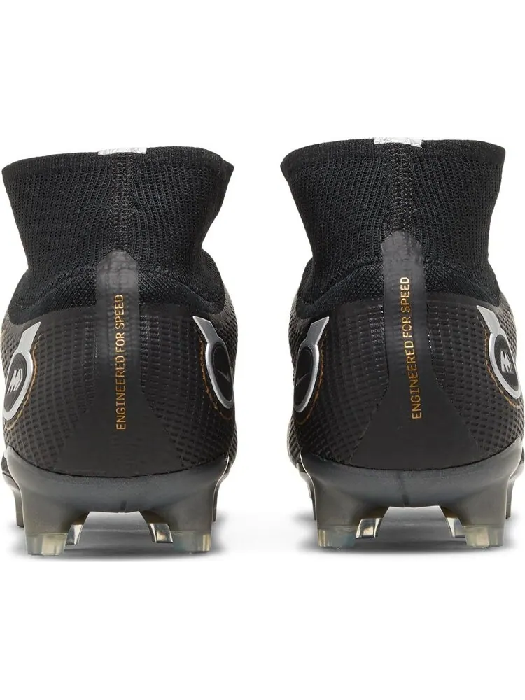 Бутсы Nike Mercurial Superfly 8 Elite FG 'Black Cave Stone' — изображение 6 из 8, черный