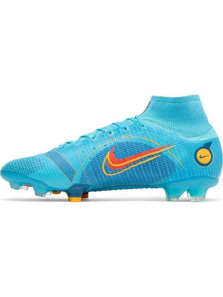 Бутсы Nike Mercurial Superfly 8 Elite FG 'Chlorine Blue Laser Orange' — изображение 3 из 8, синий