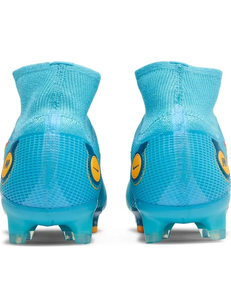Бутсы Nike Mercurial Superfly 8 Elite FG 'Chlorine Blue Laser Orange' — изображение 6 из 8, синий