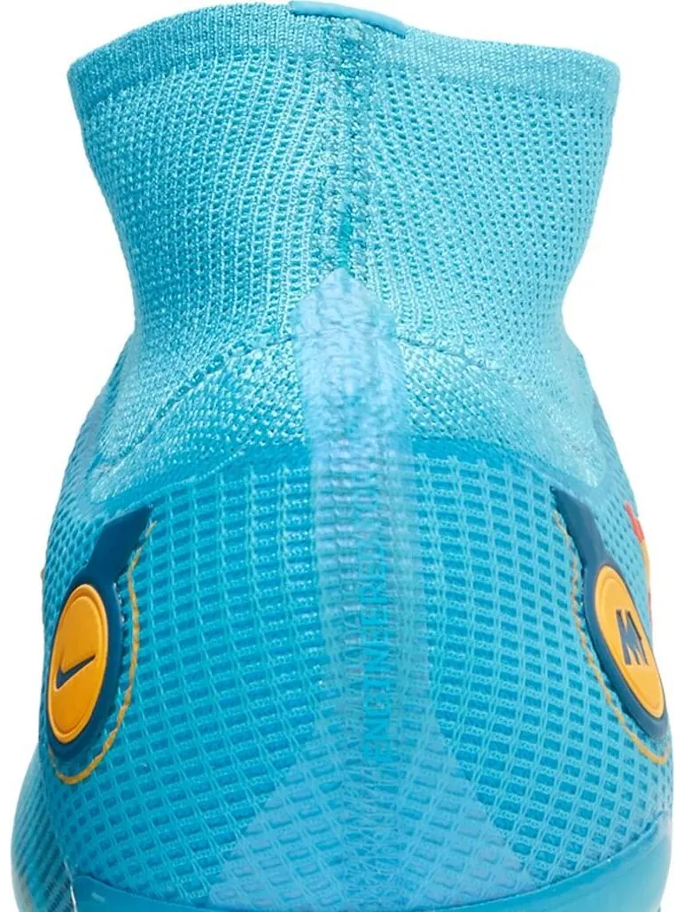 Бутсы Nike Mercurial Superfly 8 Elite FG 'Chlorine Blue Laser Orange' — изображение 7 из 8, синий