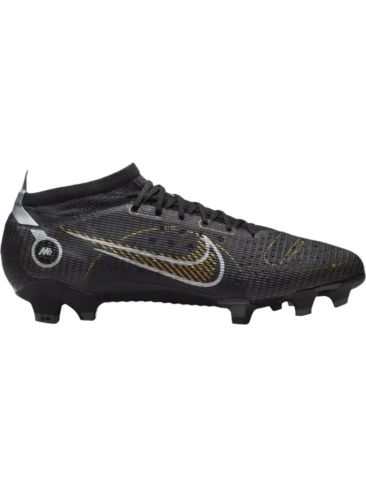Бутсы Nike Mercurial Vapor 14 Pro FG 'Black Metallic Gold' — изображение 1 из 1, черный