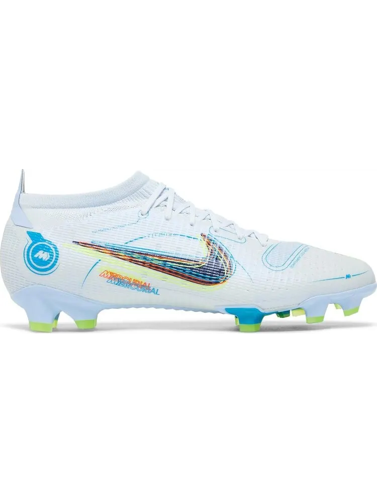 Бутсы Nike Mercurial Vapor 14 Pro FG 'Grey Light Marine' — изображение 1 из 8, серый