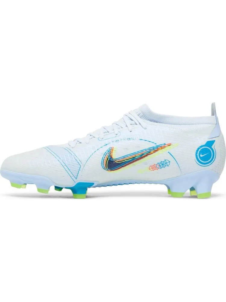 Бутсы Nike Mercurial Vapor 14 Pro FG 'Grey Light Marine' — изображение 3 из 8, серый