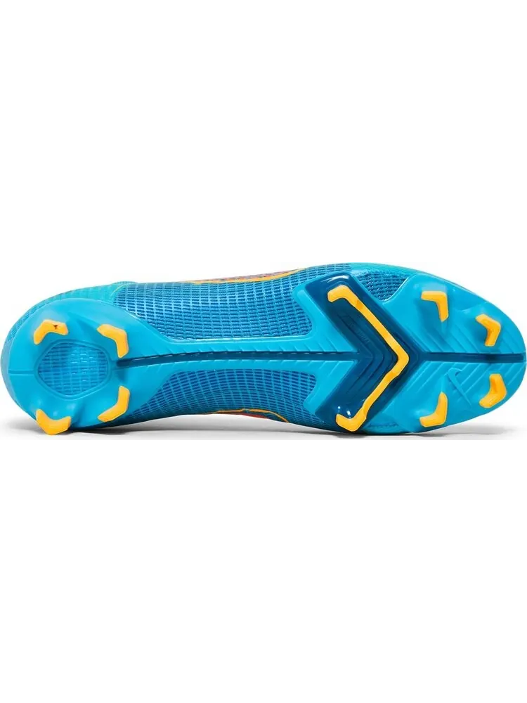 Бутсы Nike Mercurial Superfly 8 Pro FG 'Chlorine Blue Laser Orange' — изображение 4 из 8, синий