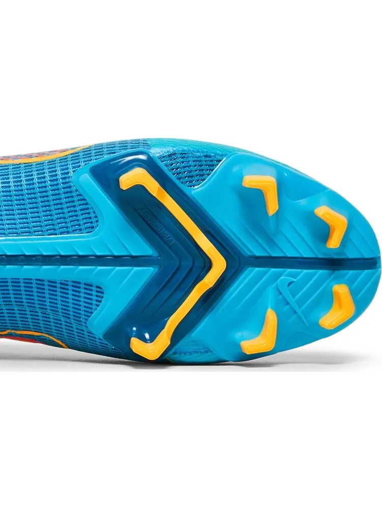 Бутсы Nike Mercurial Superfly 8 Pro FG 'Chlorine Blue Laser Orange' — изображение 5 из 8, синий