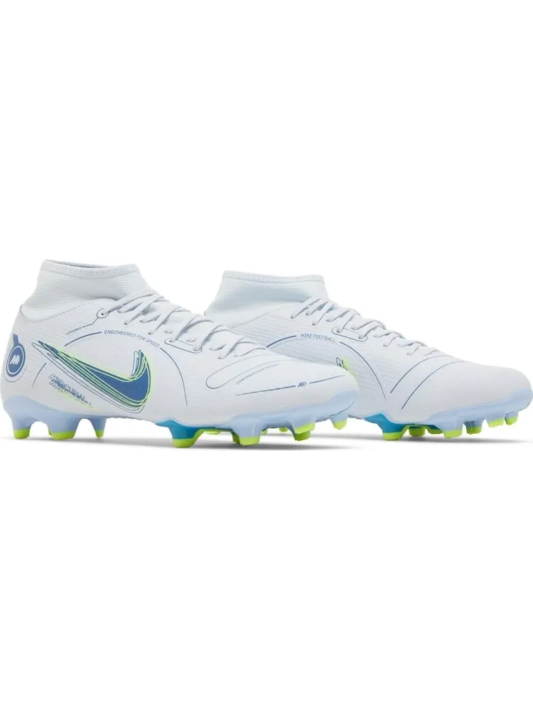 Бутсы Nike Mercurial Superfly 8 Academy MG 'Grey Light Marine' — изображение 8 из 8, серый