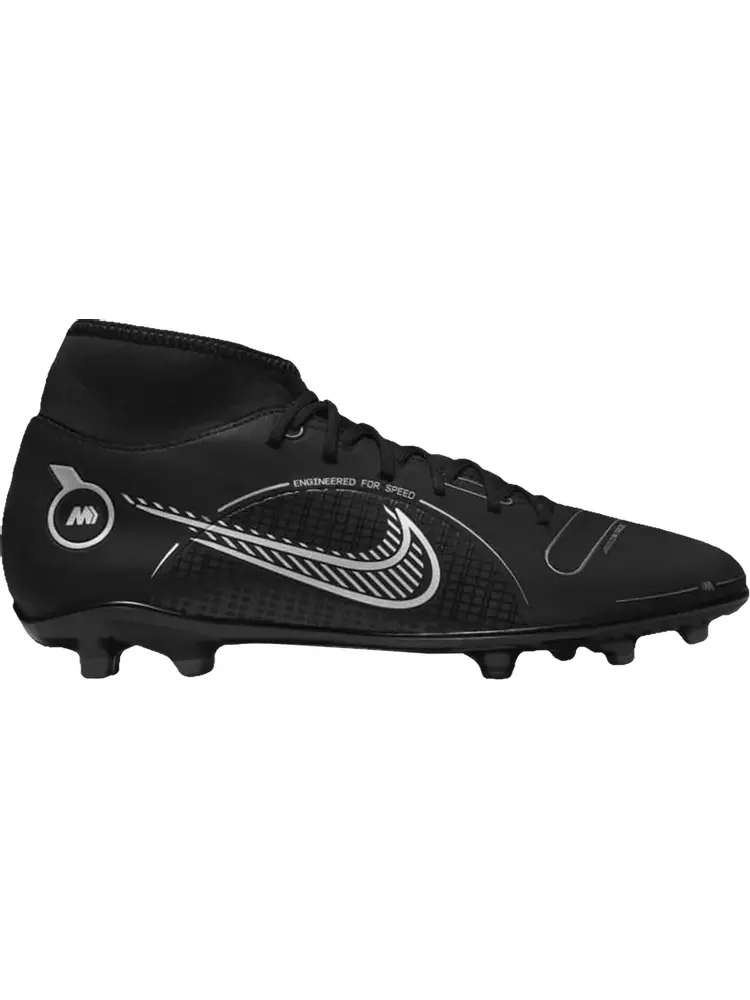 Бутсы Nike Mercurial Superfly 8 Club MG GS 'Black Medium Ash' — изображение 1 из 1, черный