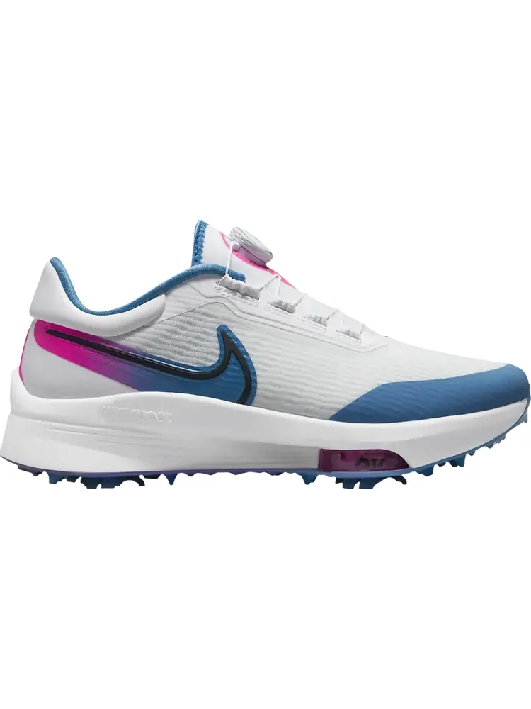 Бутсы Nike Air Zoom Infinity Tour NEXT% Boa Wide 'White Aurora Blue Pink Blast' — изображение 1 из 1, белый