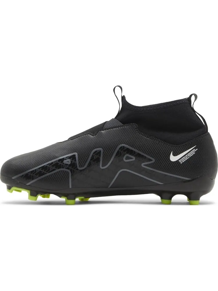 Бутсы Nike Zoom Mercurial Superfly 9 Academy FG MG GS 'Black Dark Smoke Grey' — изображение 3 из 8, черный
