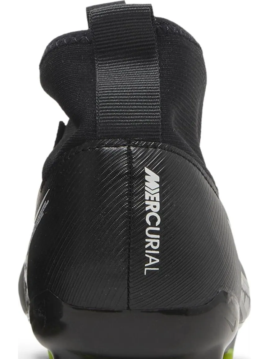 Бутсы Nike Zoom Mercurial Superfly 9 Academy FG MG GS 'Black Dark Smoke Grey' — изображение 7 из 8, черный