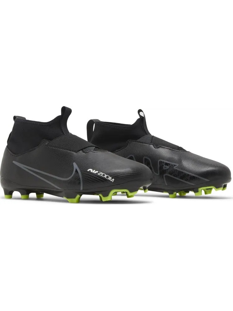 Бутсы Nike Zoom Mercurial Superfly 9 Academy FG MG GS 'Black Dark Smoke Grey' — изображение 8 из 8, черный
