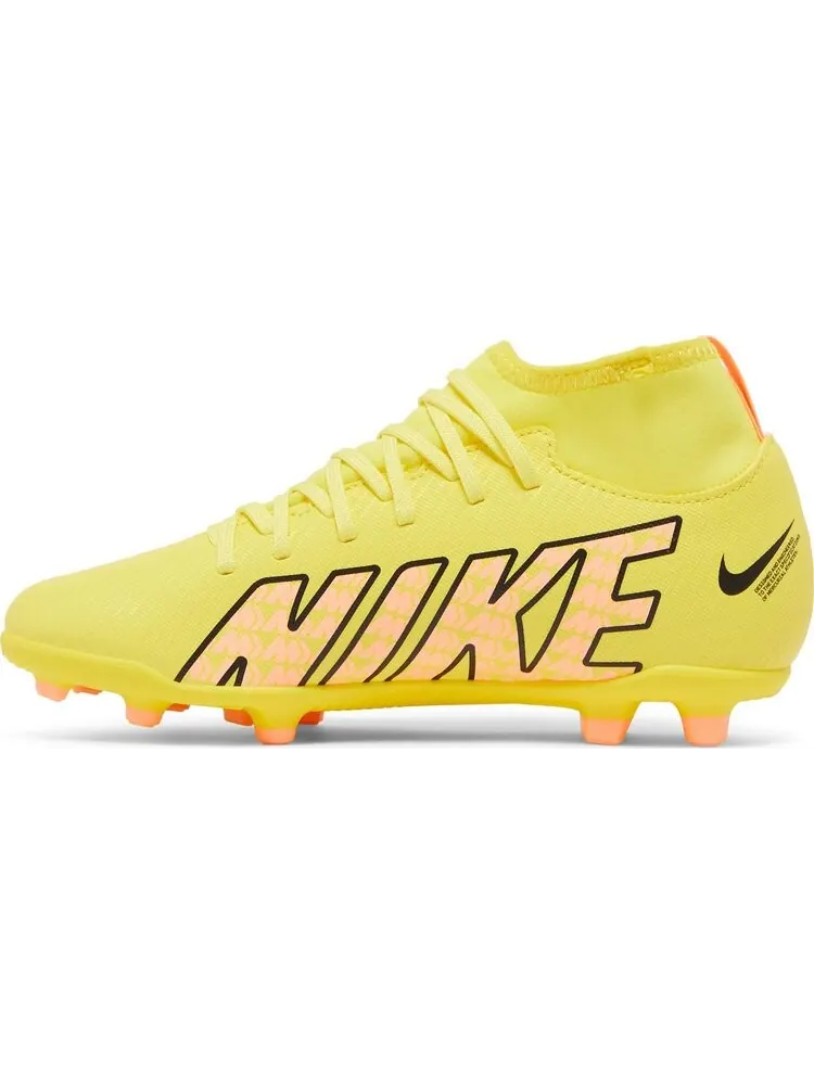 Бутсы Nike Zoom Mercurial Superfly 9 Club FG MG GS 'Lucent Pack' — изображение 3 из 8, желтый