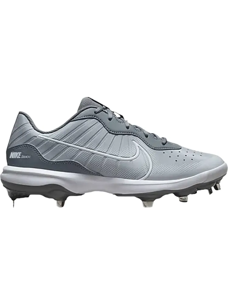 Бутсы Nike Alpha Huarache Varsity 4 Low 'Wolf Grey' — изображение 1 из 1, серый