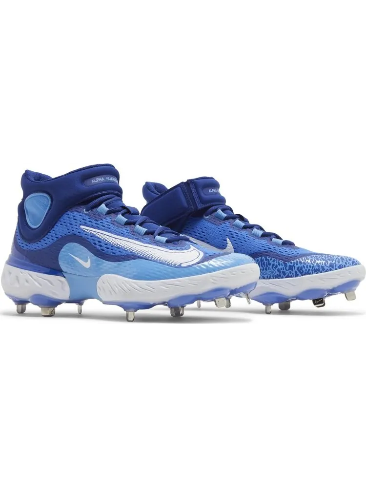Бутсы Nike Alpha Huarache Elite 4 Mid 'Hyper Royal White' — изображение 8 из 8, синий