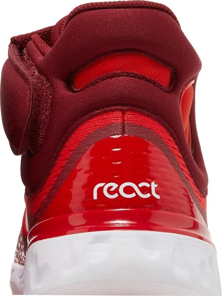 Бутсы Nike Alpha Huarache Elite 4 Mid 'University Red White' — изображение 7 из 8, красный
