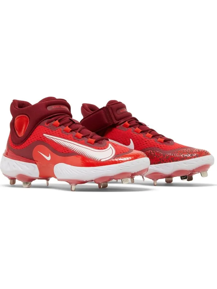 Бутсы Nike Alpha Huarache Elite 4 Mid 'University Red White' — изображение 8 из 8, красный