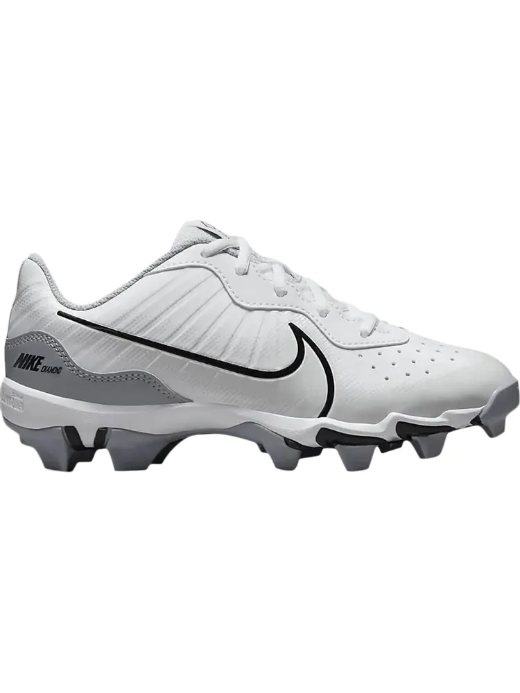 Бутсы Nike Alpha Huarache 4 Keystone GS 'White Wolf Grey' — изображение 1 из 1, белый