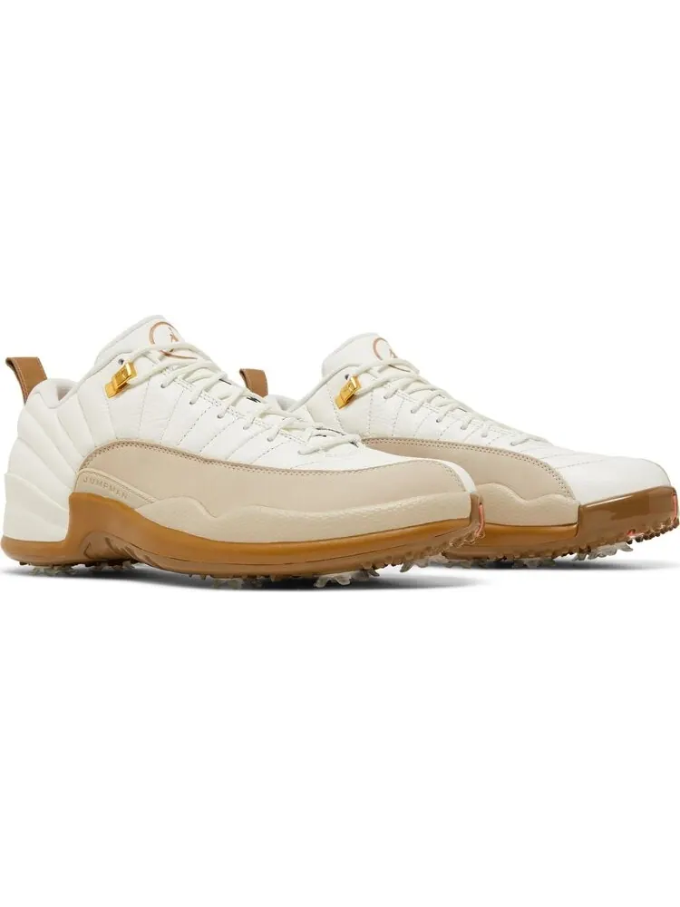 Бутсы Air Jordan 12 Low Golf Sail — изображение 8 из 8, бежевый