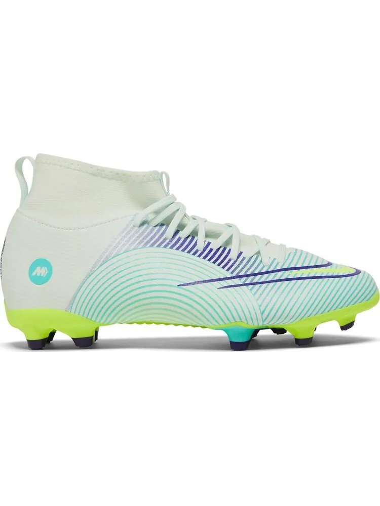 Бутсы Nike Mercurial Superfly 8 Academy MG GS 'Dream Speed - Barely Green Electro Purple' — изображение 1 из 8, зеленый