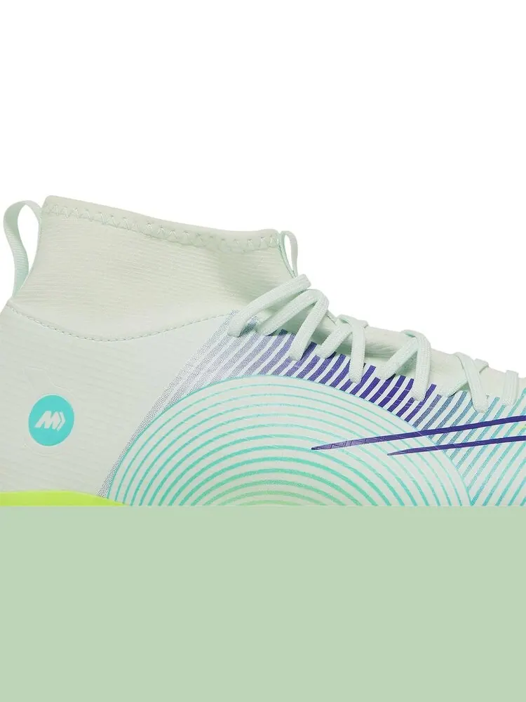 Бутсы Nike Mercurial Superfly 8 Academy MG GS 'Dream Speed - Barely Green Electro Purple' — изображение 2 из 8, зеленый