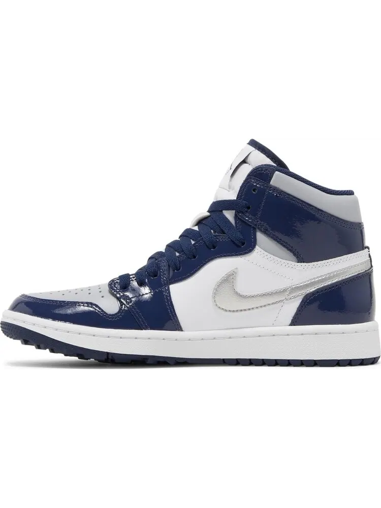 Бутсы Air Jordan 1 High Golf Midnight Navy — изображение 3 из 8, синий