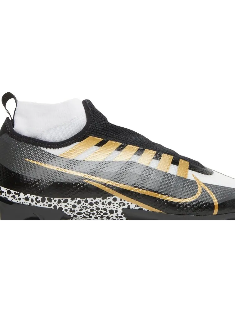 Бутсы Nike Vapor Edge Pro 360 'Black Metallic Gold Speckled' — изображение 2 из 8, черный