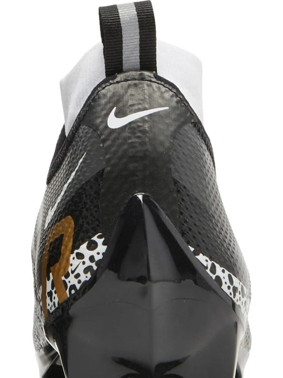 Бутсы Nike Vapor Edge Pro 360 'Black Metallic Gold Speckled' — изображение 7 из 8, черный