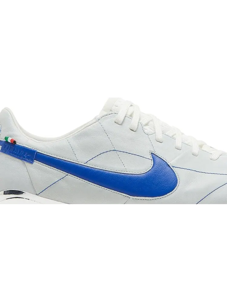 Бутсы Nike Tiempo Legend 9 Elite FG Made in Italy 'White Game Royal' — изображение 2 из 8, белый